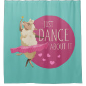 Funny Sheep Message - Dance about It 1 Duschvorhang (Vorderseite)