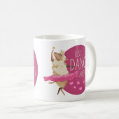 Funny Sheep Message - Dance about It 1 Kaffeetasse (VorderseiteRechts)