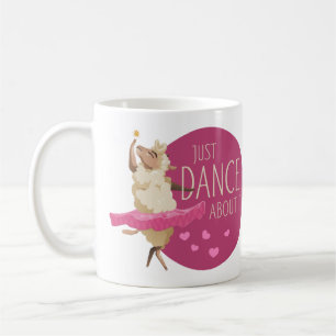 Funny Sheep Message - Dance about It 1 Kaffeetasse