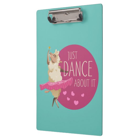 Funny Sheep Message - Dance about It 1 Klemmbrett (Links)