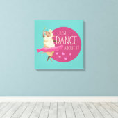 Funny Sheep Message - Dance about It 1 Leinwanddruck (Insitu (Holzboden))