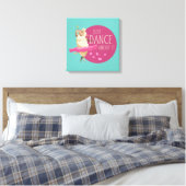 Funny Sheep Message - Dance about It 1 Leinwanddruck (Insitu (Schlafzimmer))