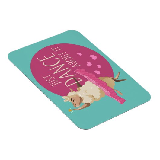 Funny Sheep Message - Dance about It 1 Magnet (Rechte Seite)