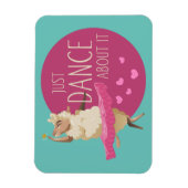 Funny Sheep Message - Dance about It 1 Magnet (Vertikal)