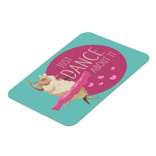 Funny Sheep Message - Dance about It 1 Magnet (Linke Seite)