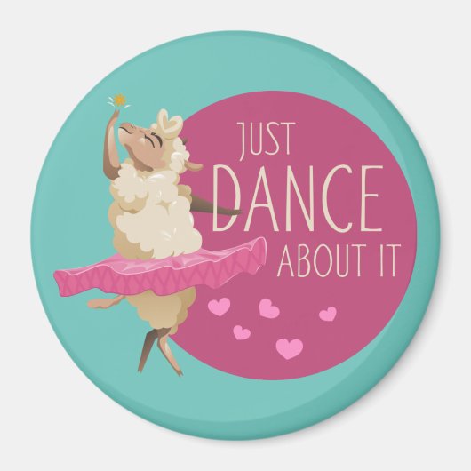 Funny Sheep Message - Dance about It 1 Magnet (Vorne)