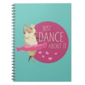 Funny Sheep Message - Dance about It 1 Notizblock (Vorderseite)