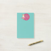 Funny Sheep Message - Dance about It 1 Post-it Klebezettel (Auf Schreibtisch)