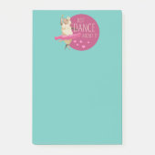 Funny Sheep Message - Dance about It 1 Post-it Klebezettel (Vorderseite)