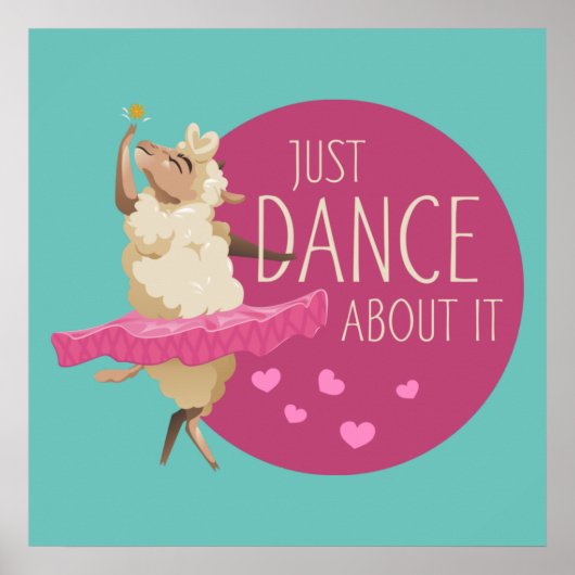 Funny Sheep Message - Dance about It 1 Poster (Vorne)