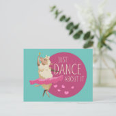 Funny Sheep Message - Dance about It 1 Postkarte (Stehend Vorderseite)
