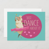 Funny Sheep Message - Dance about It 1 Postkarte (Vorne/Hinten)