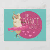 Funny Sheep Message - Dance about It 1 Postkarte (Vorderseite)