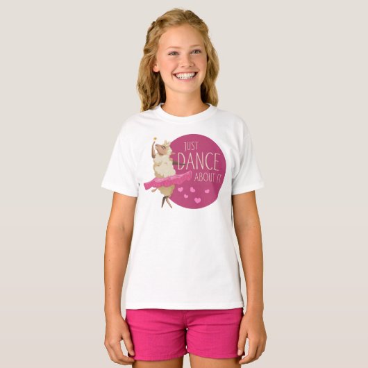 Funny Sheep Message - Dance about It 1 T-Shirt (Vorne ganz)