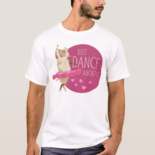 Funny Sheep Message - Dance about It 1 T-Shirt (Vorderseite)