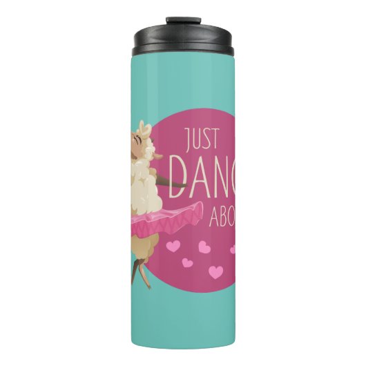 Funny Sheep Message - Dance about It 1 Thermosbecher (Vorderseite)