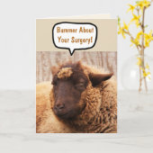 Funny Sheep Operation Karte (Gelbe Blume)