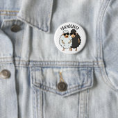Funny Sheep Pun Button (Beispiel)