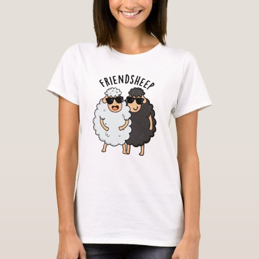 Funny Sheep Pun T-Shirt (Vorderseite)