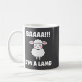 Funny Sheep Quote Baaah I'm A Lamb Kaffeetasse (Links)
