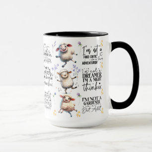 Funny Sheep Quotes Tasse