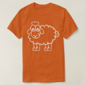 Funny sheep T-Shirt (Design vorne)