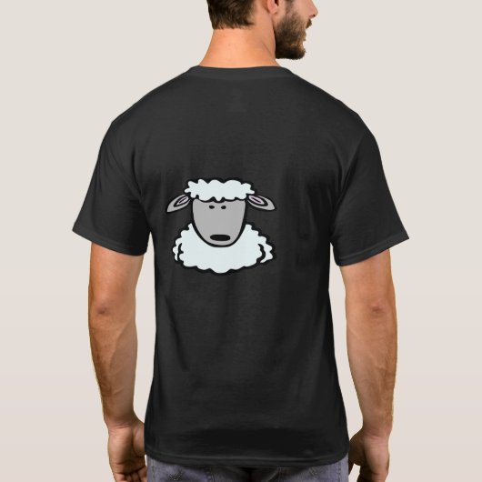 Funny Sheep T-Shirt (Rückseite)