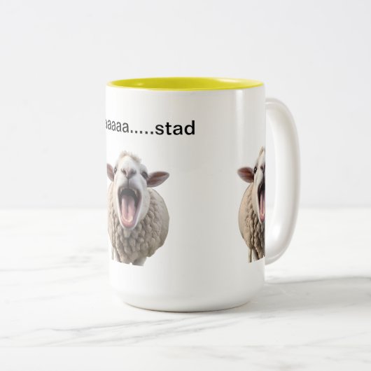 Funny Sheep Tasse (VorderseiteRechts)