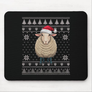 Funny Sheep Ugly Weihnachts Sweater Weihnachtsjets Mousepad
