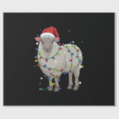 Funny Sheep Weihnachten | Geschenk des Weihnachtsm Geschenkpapier (Flach)