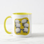 Funny Sheep “What the Flock? Tasse (Links)