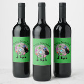 Funny Sheep Wine Label Weinetikett (Flaschen)