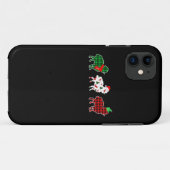 Funny Sheep Xmas Red Pläd Gift Case-Mate iPhone Hülle (Rückseite (Horizontal))