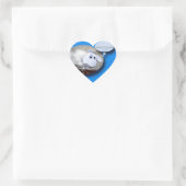 Funny Sheep Year Chinese Zodiac Heart Sticker (Tasche)