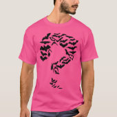 Funny Sheldon Nerdy Bats Question Mark Comic Hero  T-Shirt (Vorderseite)