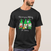 Funny Shenanigans mit meinen Gnomen CMT St Patrick T-Shirt (Vorderseite)