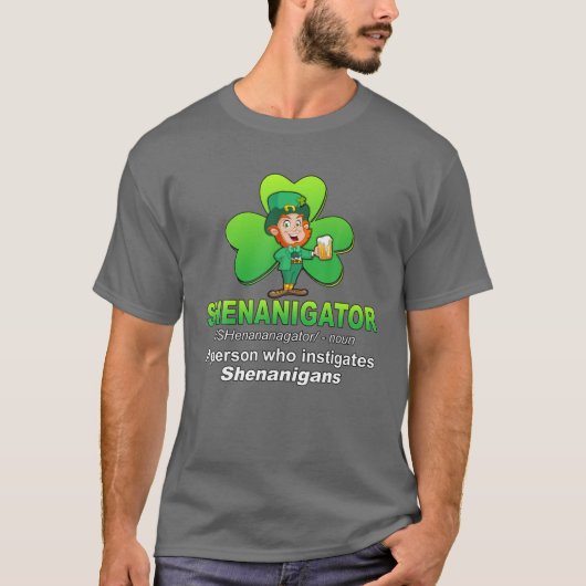 Funny Shenanigator Definition Shenanigans Coordina T-Shirt (Vorderseite)