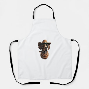 Funny Sheriff Hundeshirt German Pointer Dog Mama w Schürze