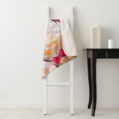 Funny Sherpa Blanket Gentleman Pig mit Rose Sherpadecke (Beispiel)