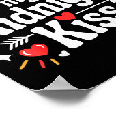 Funny She's My Midnight Kiss Valentine Matching Co Poster (Ecke)