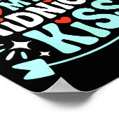 Funny She's My Midnight Kiss Valentine Matching Co Poster (Ecke)