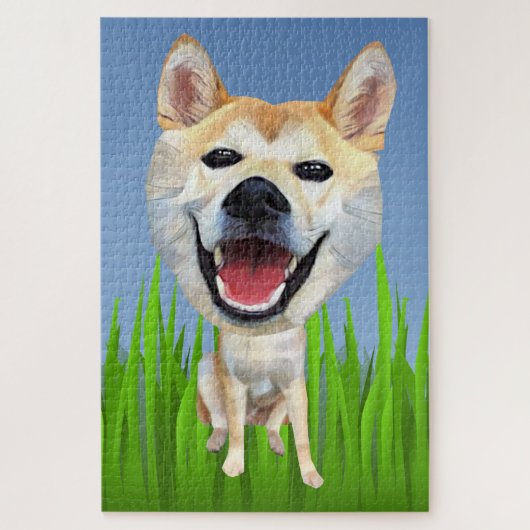 Funny Shiba Inu 1014 Stück Schwieriges Puzzle (Vertikal)