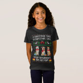 Funny Shiba Inu Christmas Ugly Sweater Shiba Inu X T-Shirt (Vorne ganz)