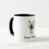 Funny Shiba Inu Dog Tasse (Vorderseite Links)
