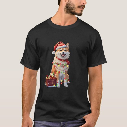 Funny Shiba Inu Weihnachtsgeschenke Xmas Long Sl T-Shirt (Vorderseite)