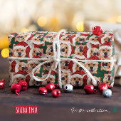 Funny Shiba Inu Weihnachtsmuster Geschenkpapier