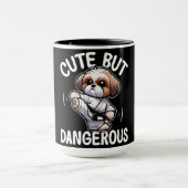 Funny Shih-Tzu Dog Tasse (Zentrum)