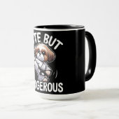 Funny Shih-Tzu Dog Tasse (VorderseiteRechts)