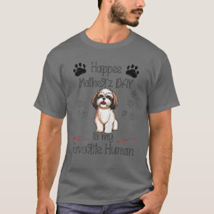 Funny Shih Tzu freut Mutter Tag zu meinem Liebling T-Shirt