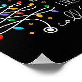 Funny Shine Bright Like A Call Light Nurse Merry C Poster (Ecke)